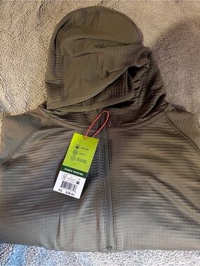 Men's Performance Half-Zip Hoodie Jacket - Olive
